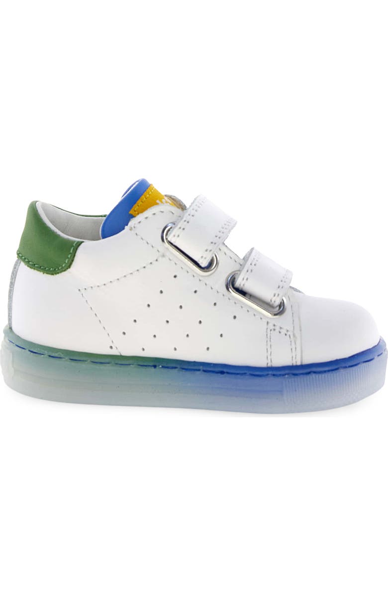 Naturino Kids' Falcotto Salazar 3 VL Sneaker, Alternate, color, White/ Blue/ Green