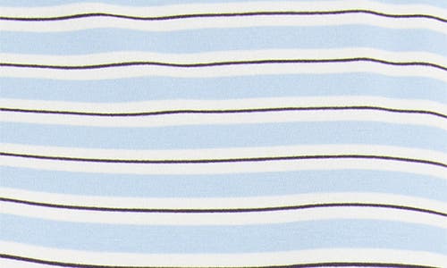Mango Nudo Stripe Tie T-shirt Dress In Blue