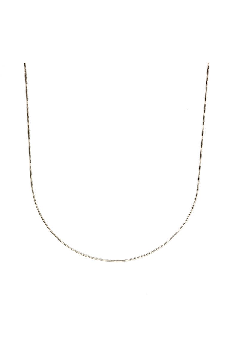 LOUPN Snake Chain Necklace, Main, color, 
