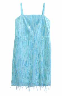 LOVE, NICKIE LEW Kids' Falling Sequins Dress