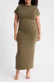 Renee C Off the Shoulder Ruched Dress