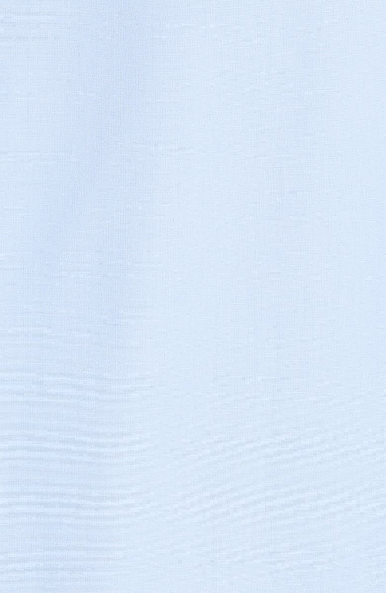 McQueen Oversize Cotton Button-Up Shirt, Alternate, color, Bluebell