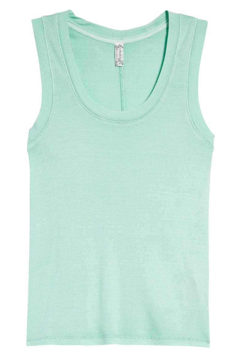 Scoop Neck Tank Top, Alternate, color, SUCCULENT