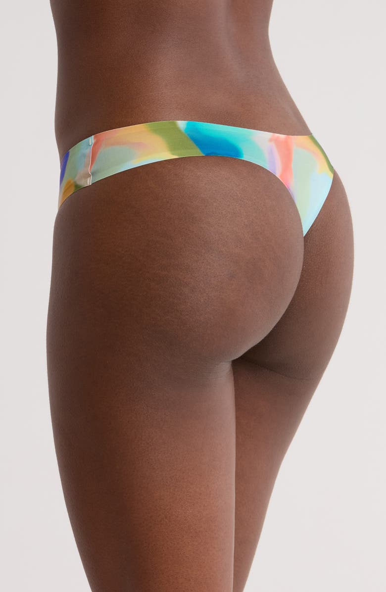 MeUndies Dreamseam Thong, Alternate, color, Paint Blends