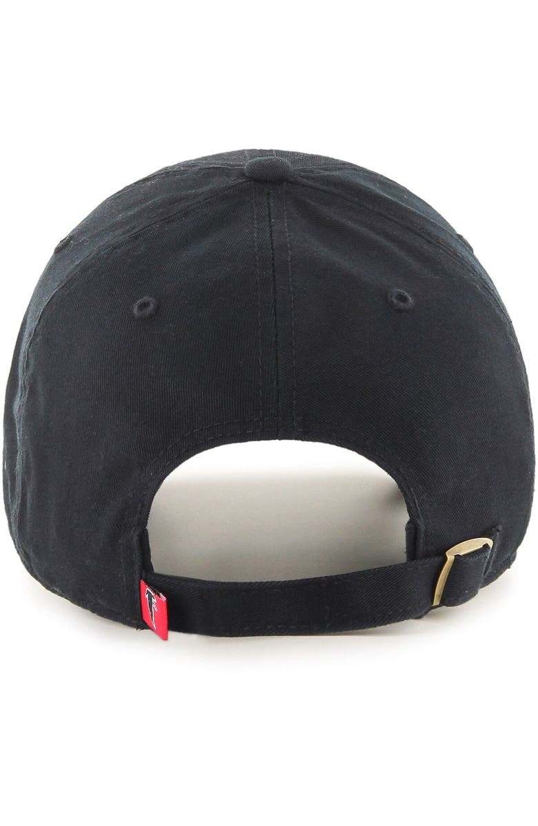 '47 Men's '47 Black Atlanta Falcons Clean Up Legacy Adjustable Hat, Alternate, color, Black