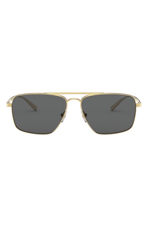 61mm Aviator Sunglasses