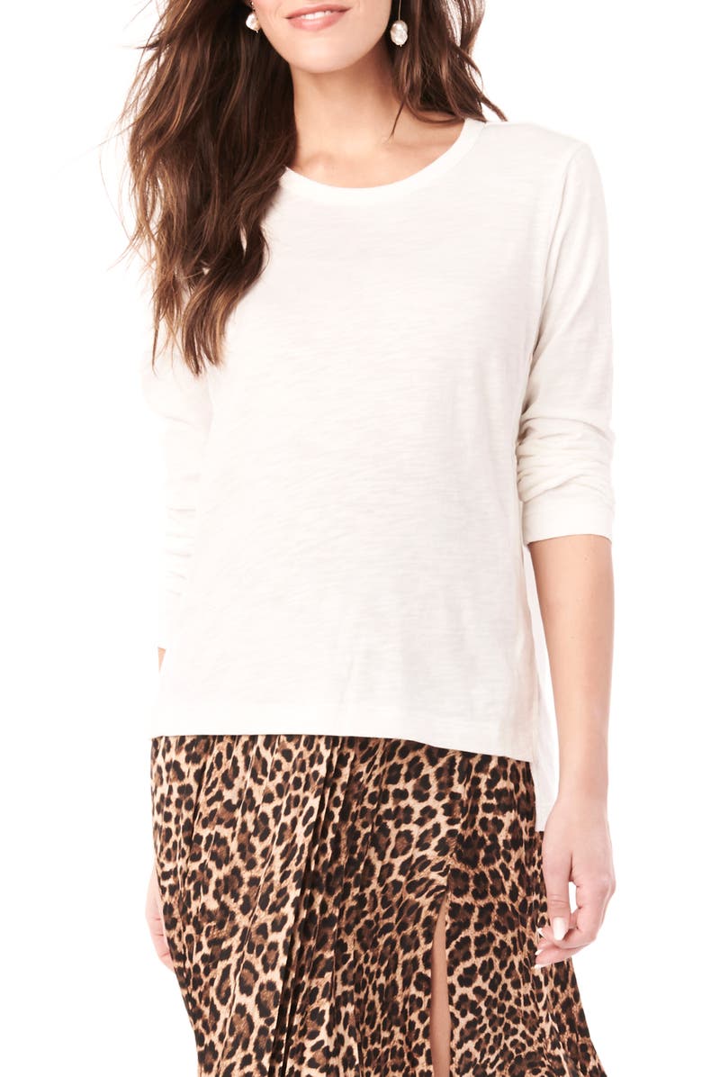 Loyal Hana Kendal Long Sleeve Maternity/Nursing Shirt, Main, color,