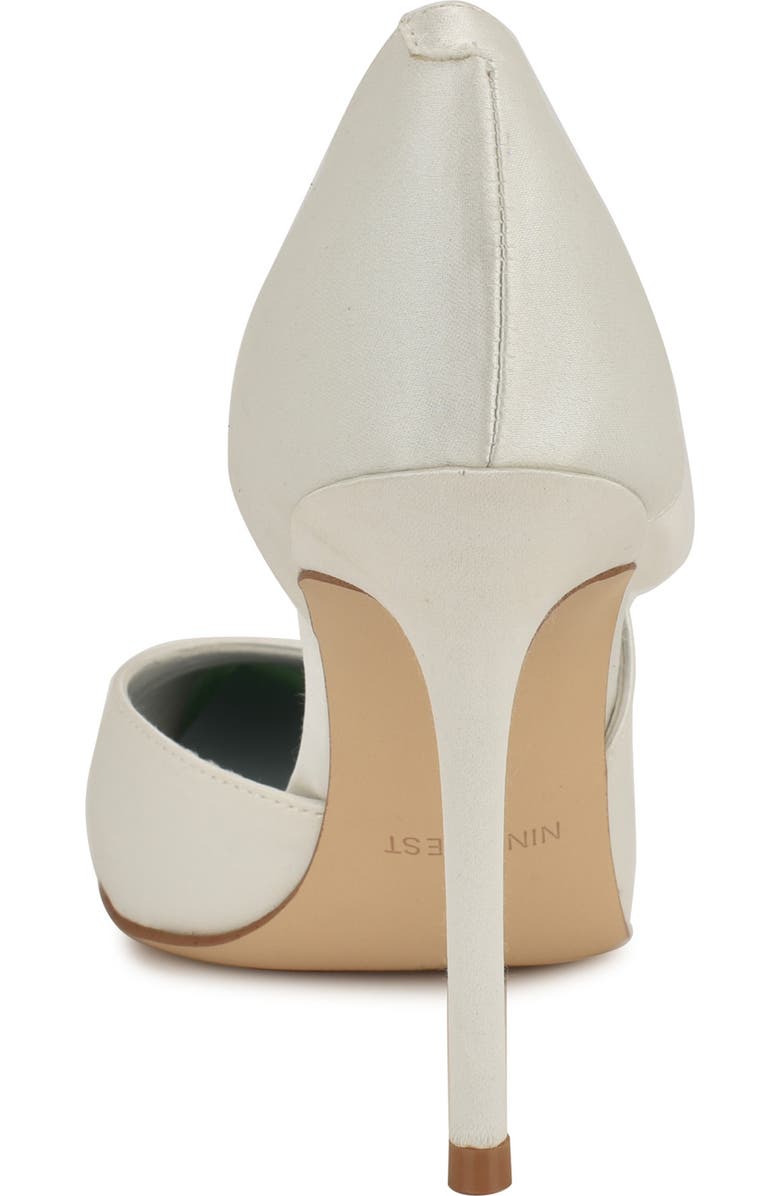 Nine West Fhalon Half d'Orsay Pump, Alternate, color, White