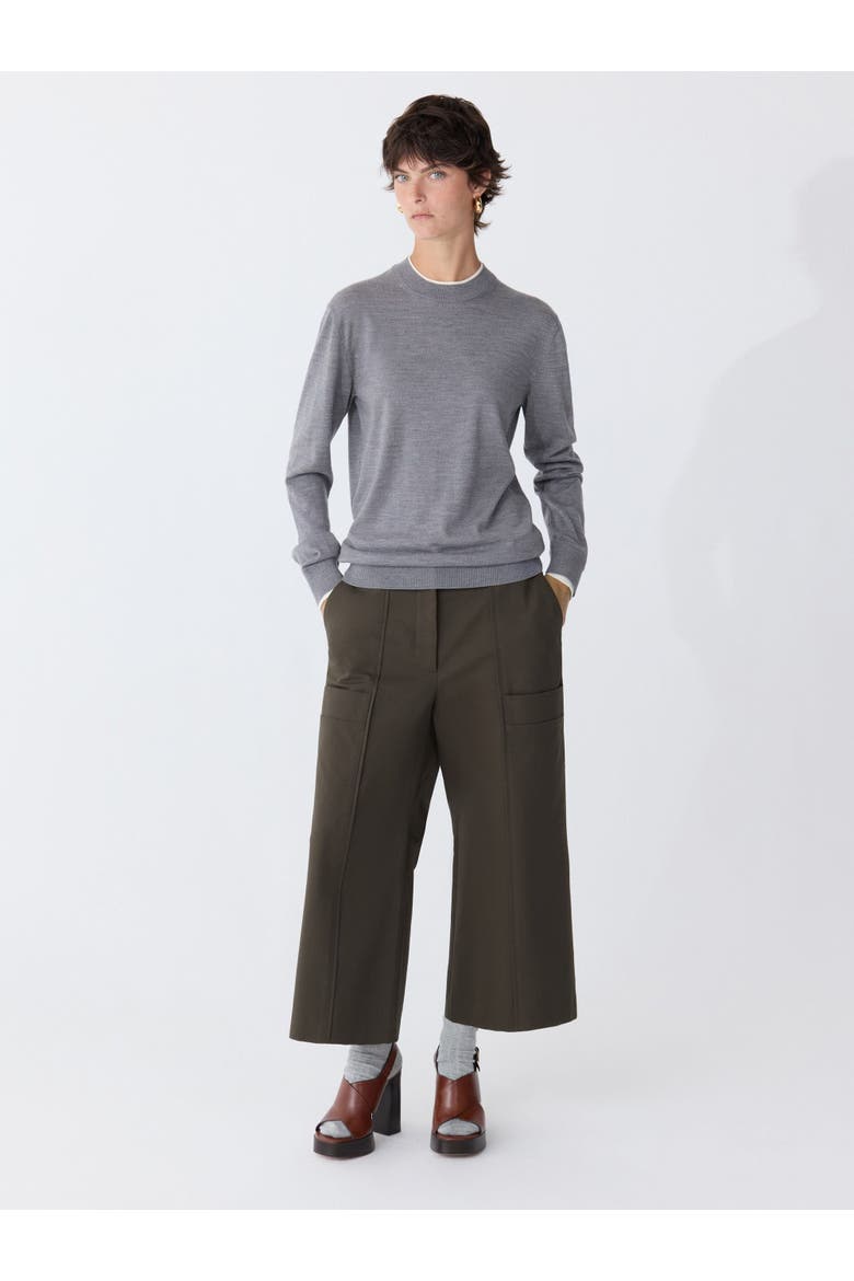WYETH Cropped-leg Pant, Alternate, color, Forest