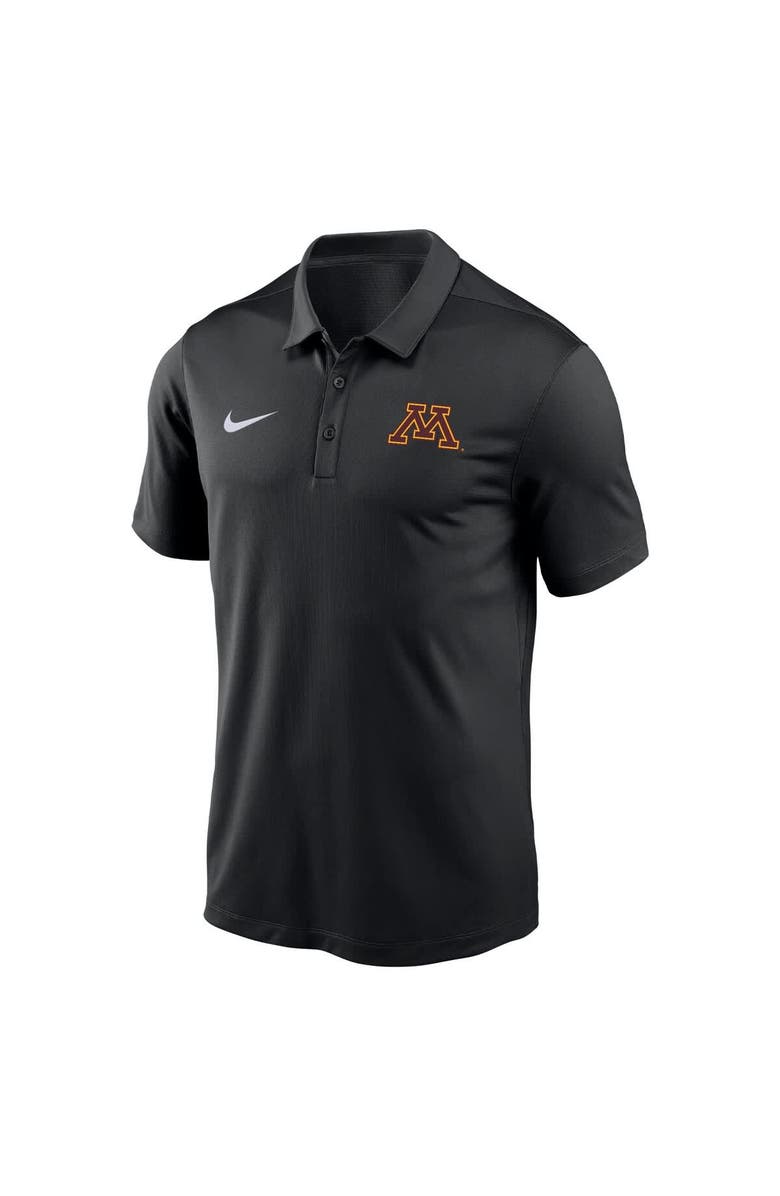 Nike Men's Nike Black Minnesota Golden Gophers Victory Solid Performance Polo, Alternate, color, Black