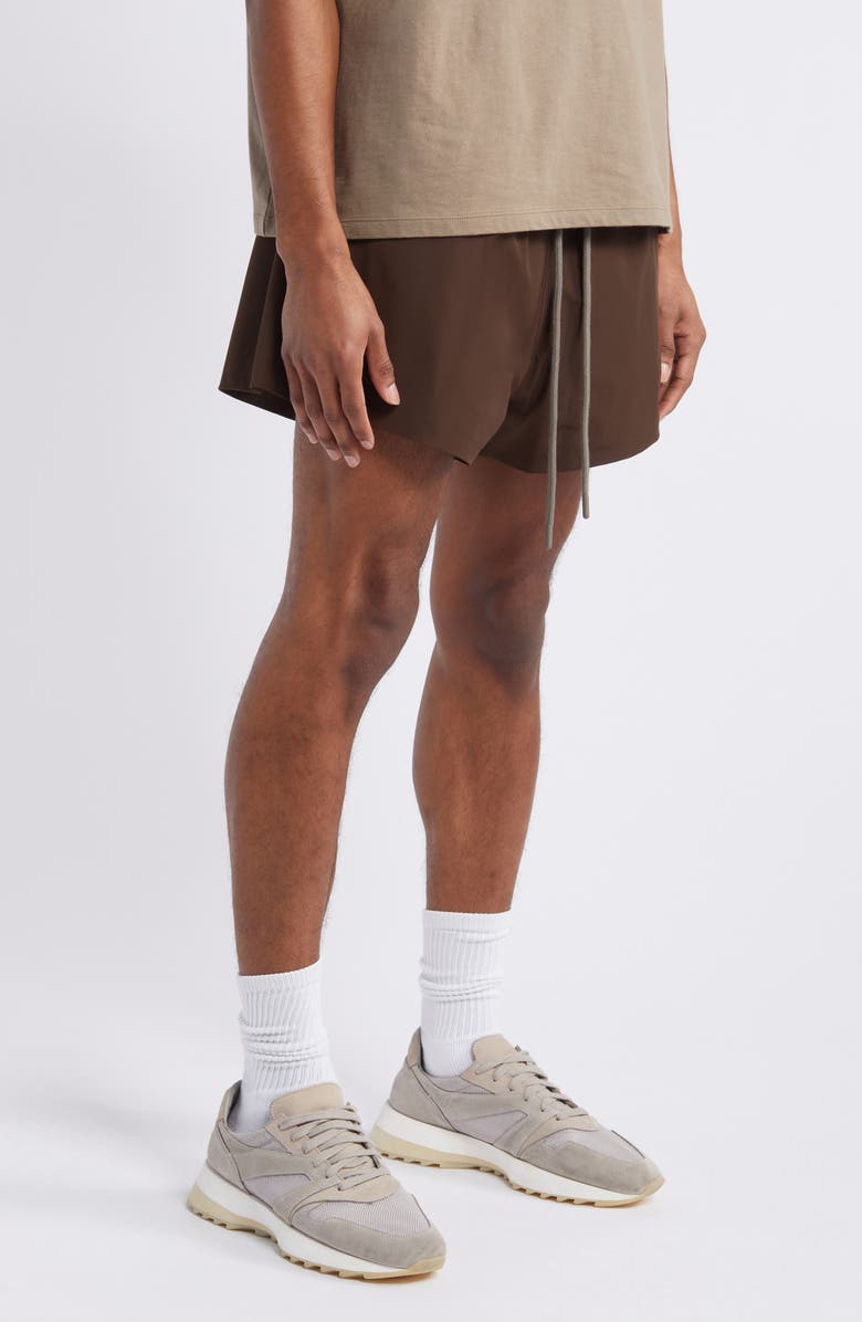 Fear of God Essentials Stretch Nylon Running Shorts, Alternate, color, 