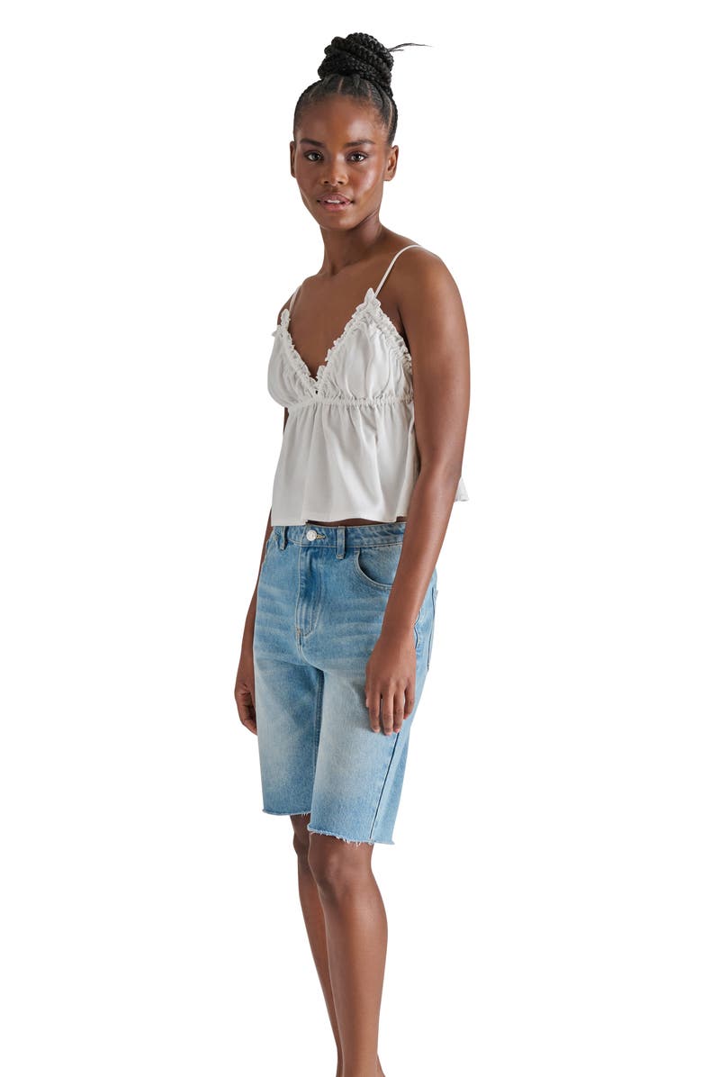 Steve Madden Ruffle Camisole, Alternate, color, Cloud