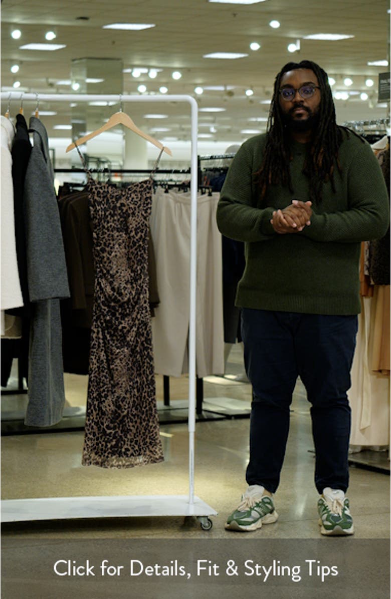 Animal Print Midi Slipdress, sales video thumbnail