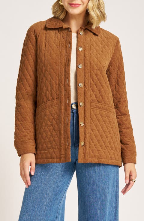 Canyon Quilted Corduroy Barn Jacket