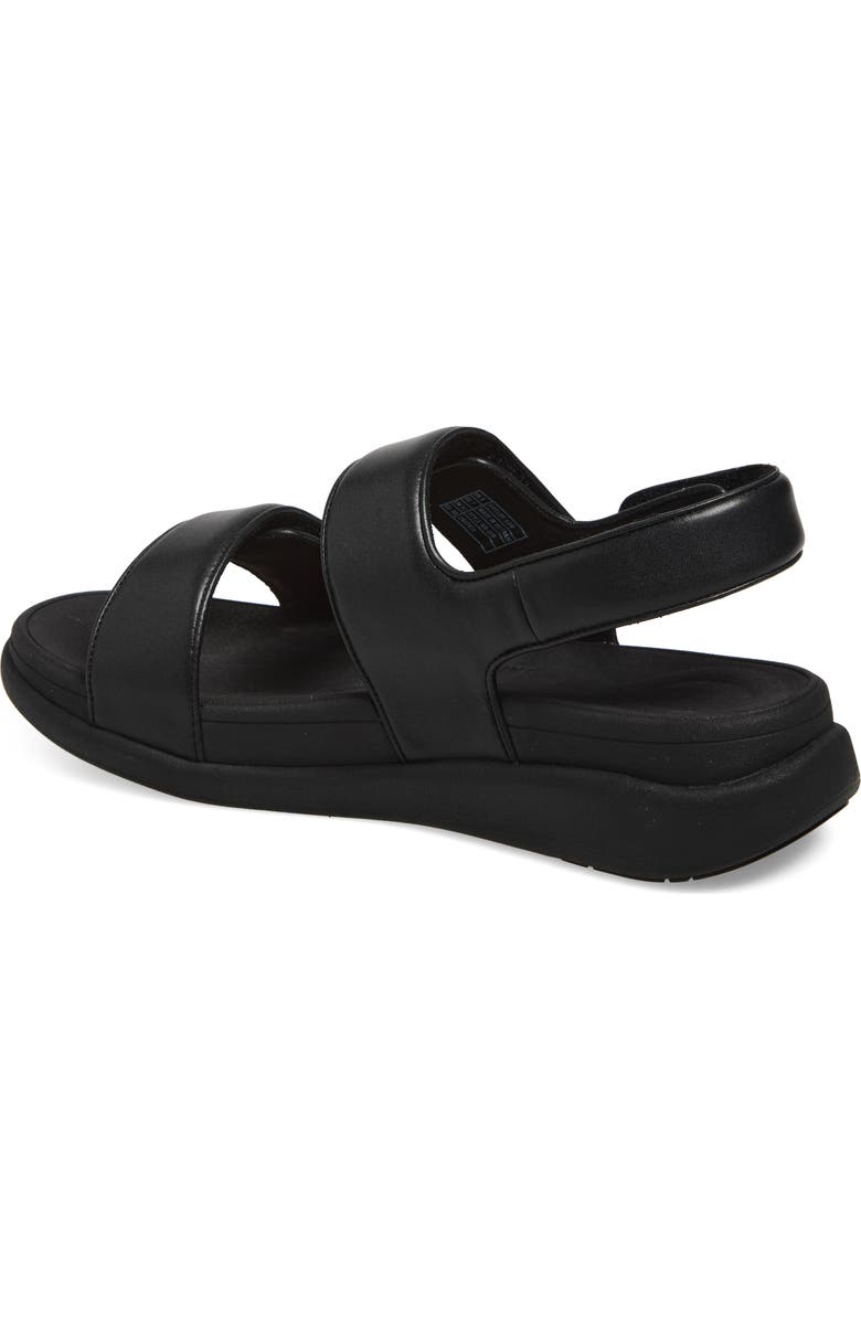 FitFlop F-Mode Go Adjustable Platform Flip Flop, Alternate, color, All Black