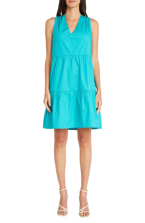 Sleeveless Tiered Fit & Flare Dress