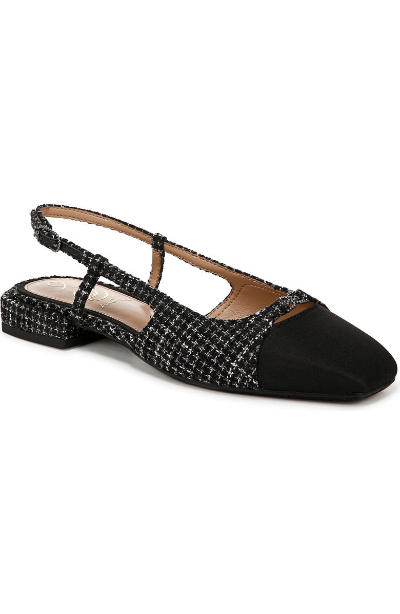 Sam Edelman Kara Slingback Flat, Main, color, Black