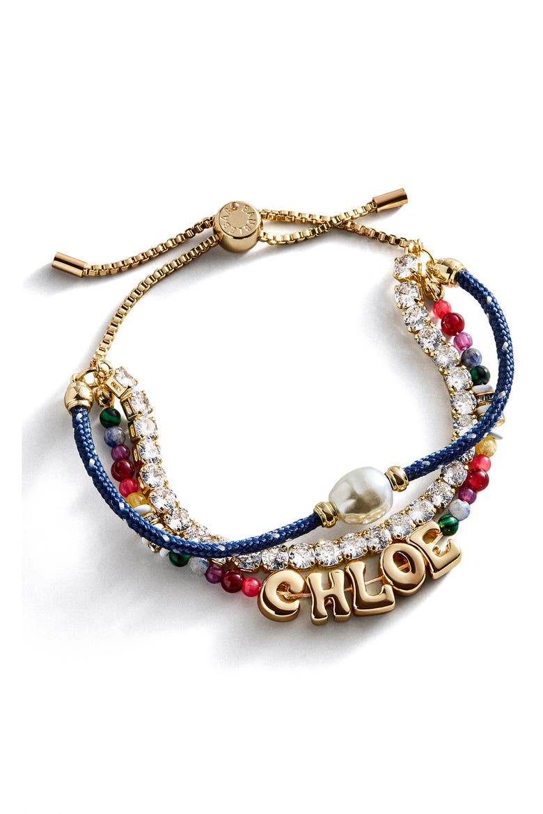 Rowan Semiprecious Custom Layered Bracelet, Main, color, BLUE MULTI
