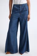 Veronica Beard Digby Wide Leg Jeans