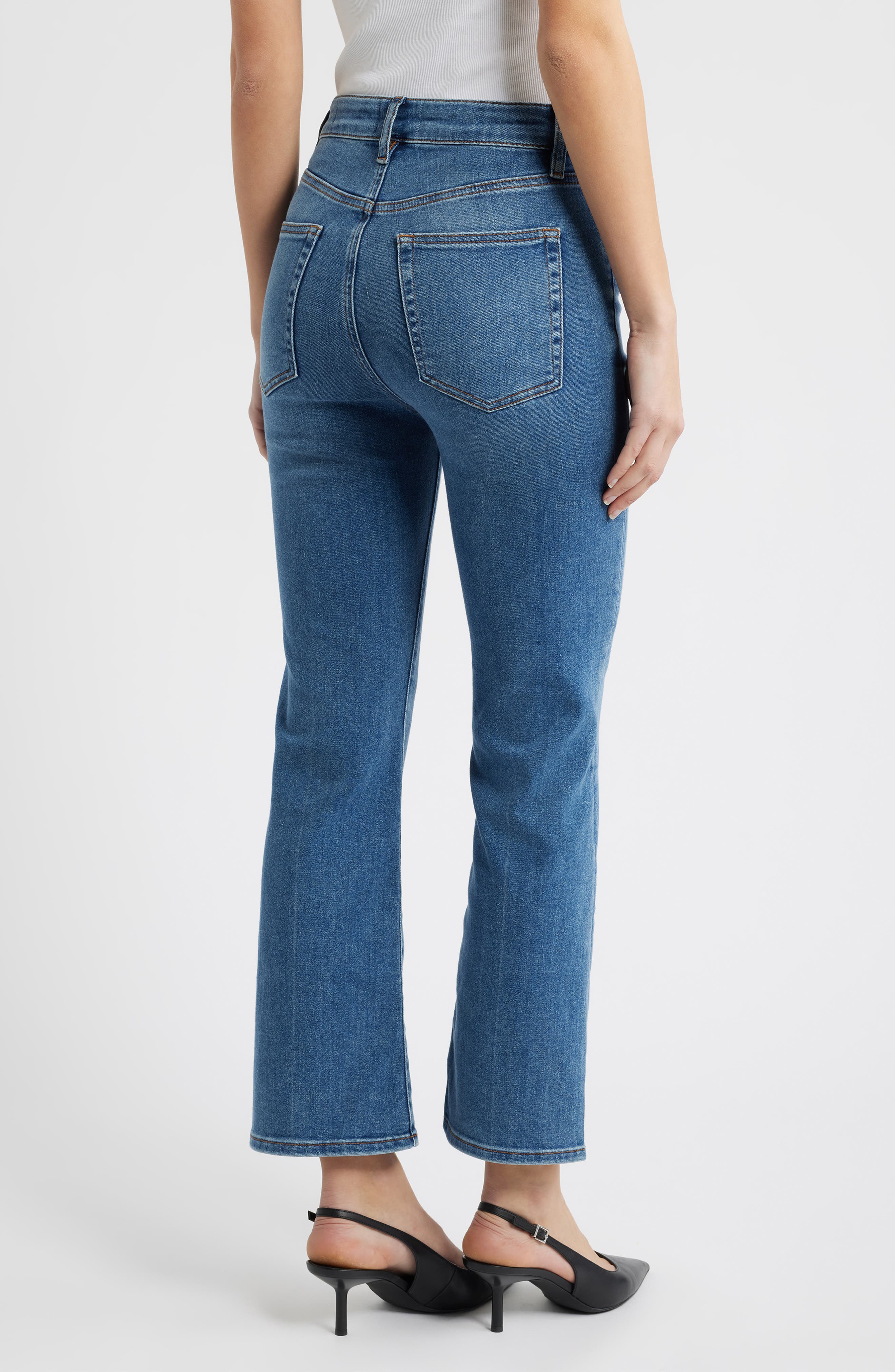 The Reboot High Waist Crop Bootcut Jeans - image 2