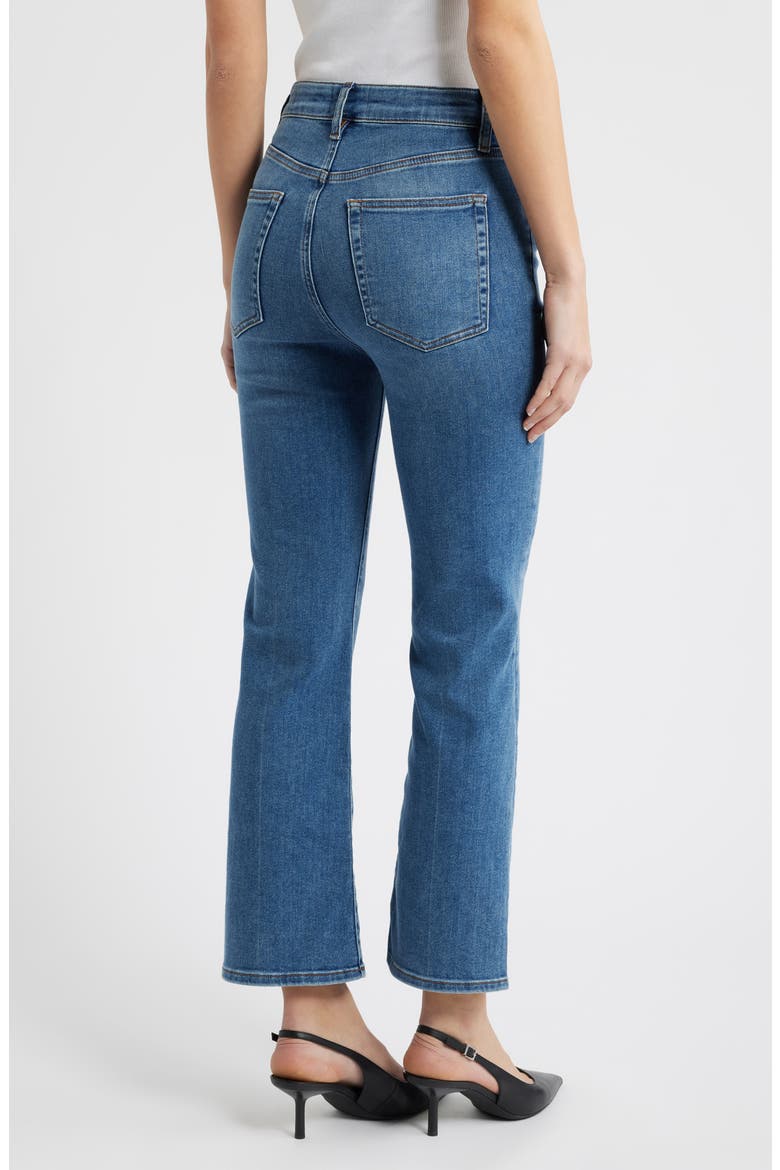 The Reboot High Waist Crop Bootcut Jeans, Alternate, color, CREST