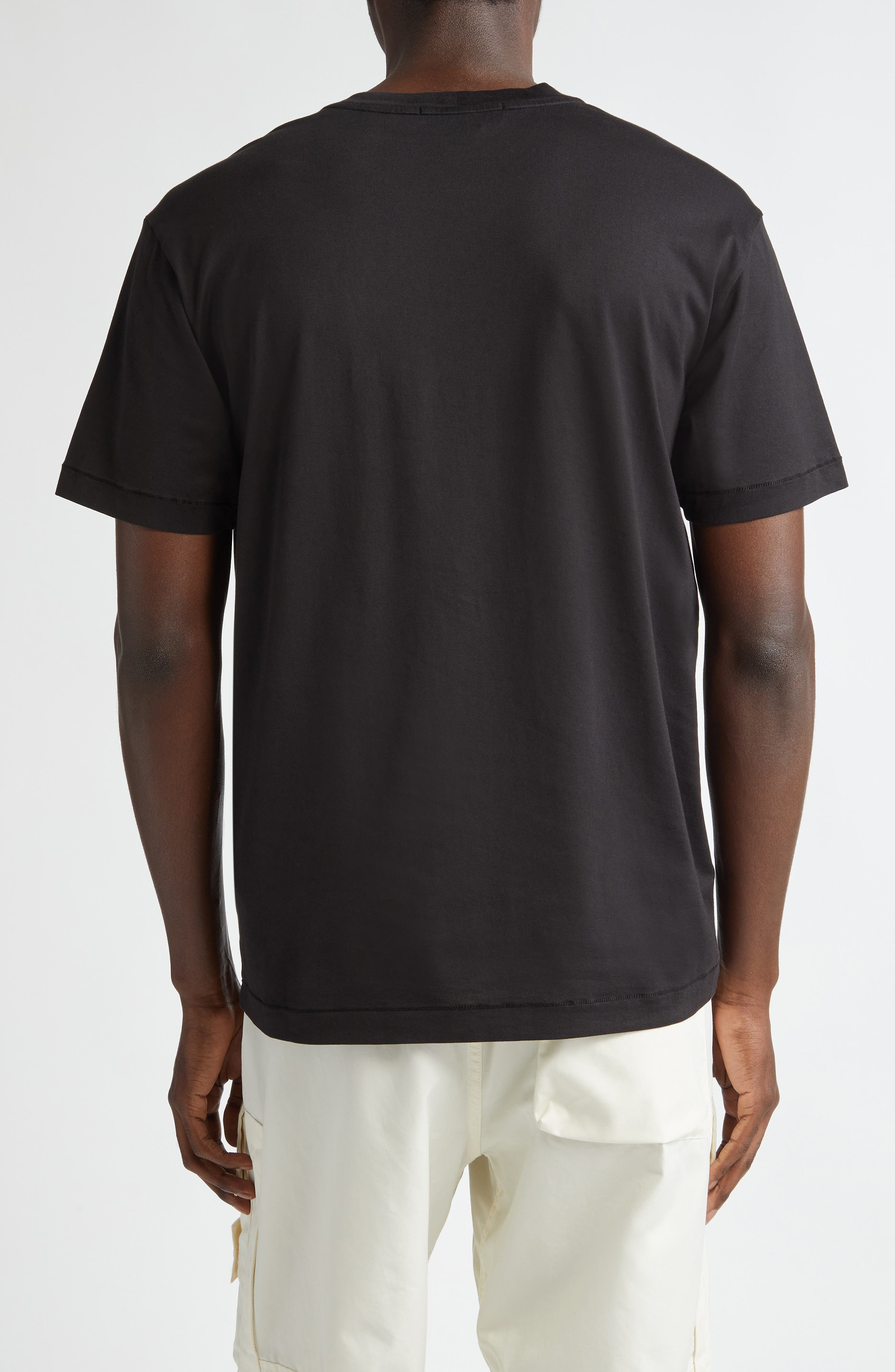 Logo Patch Cotton T-Shirt - image 2