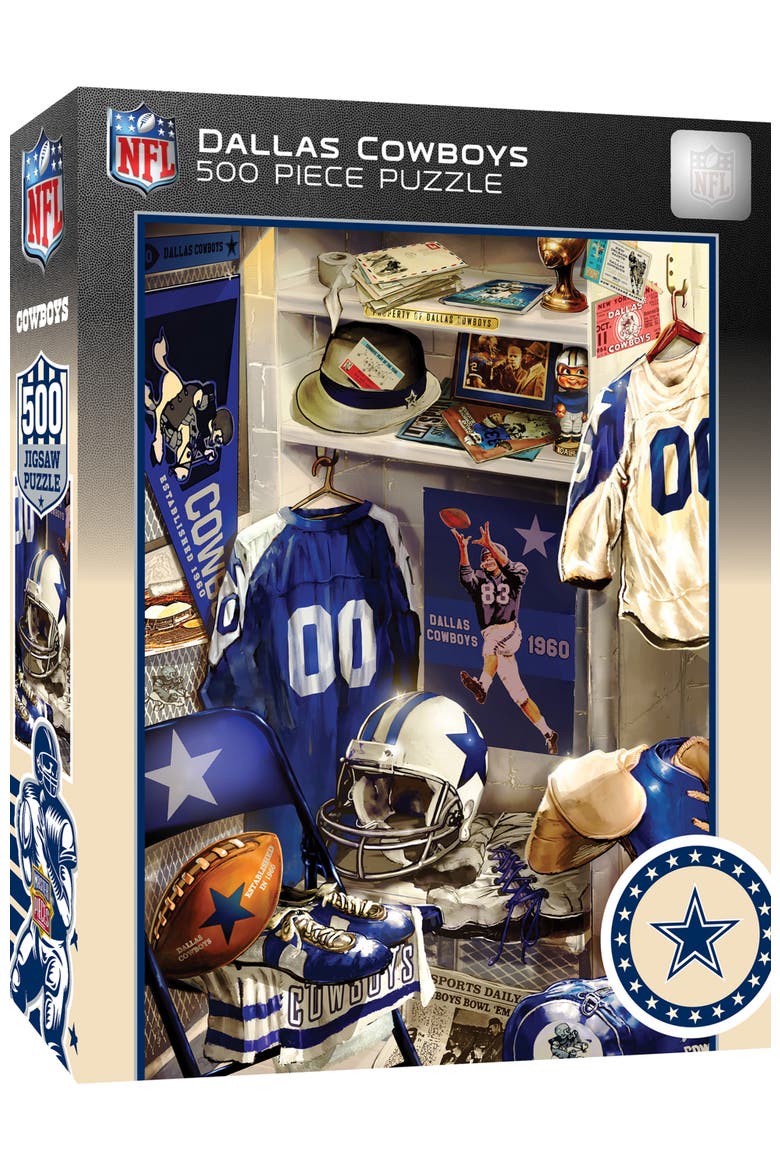 Dallas Cowboys Locker Room 500pc Puzzle, Main, color, Multicolor