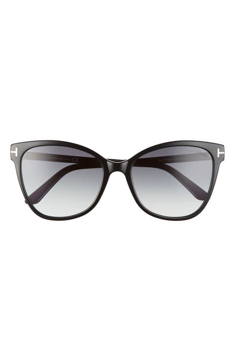Ani 58mm Gradient Cat Eye Sunglasses