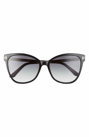 TOM FORD Ani 58mm Gradient Cat Eye Sunglasses
