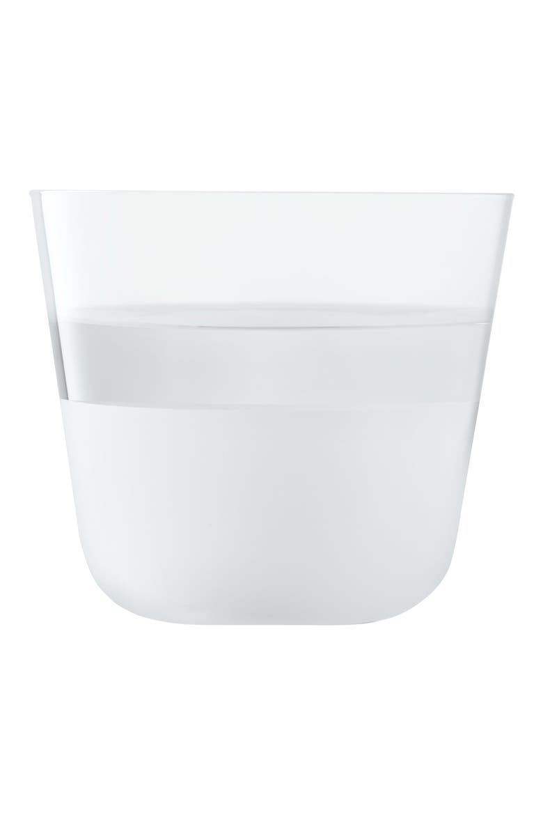 Arc Contrast Set of 4 Tumblers, Alternate, color, WHITE