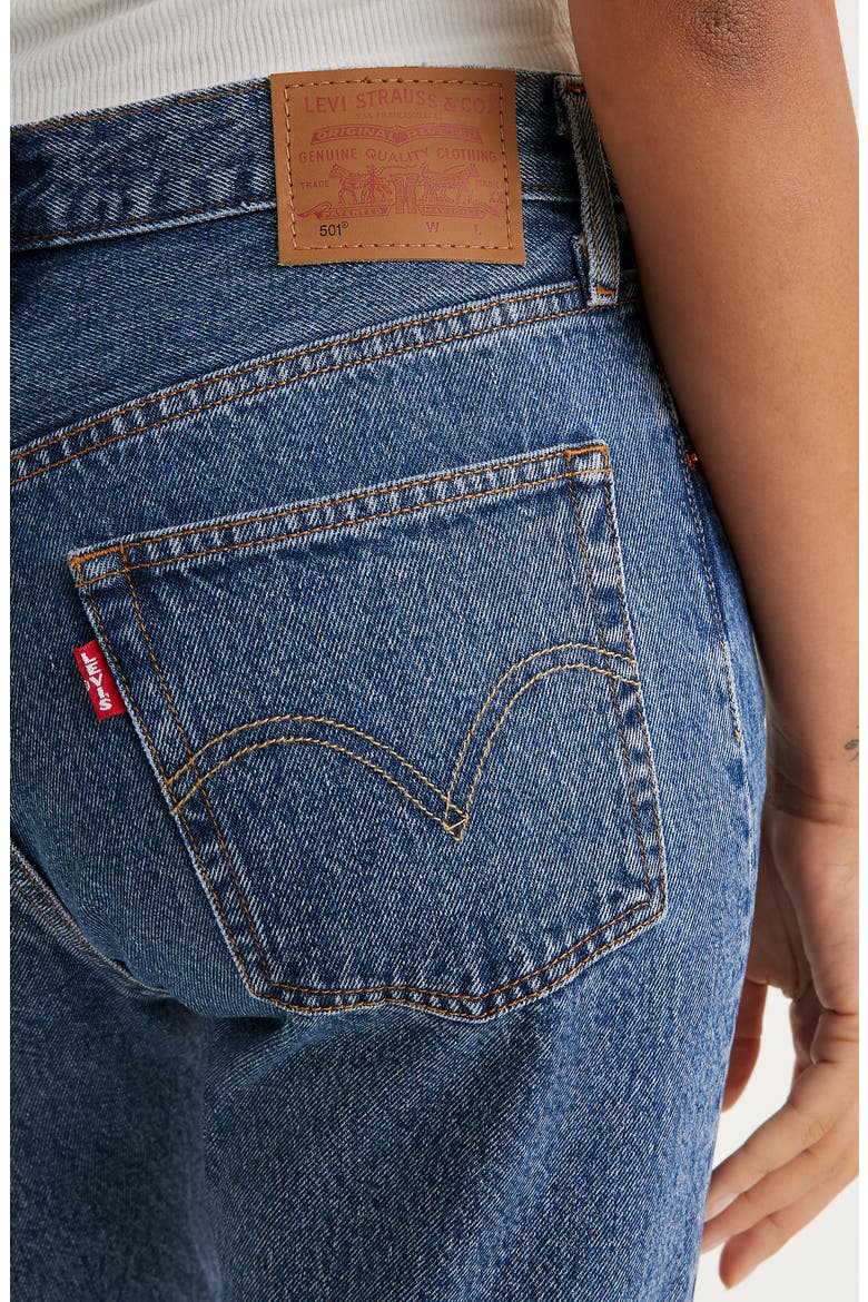 501® Original High Waist Straight Leg Jeans, Alternate, color, SHOUT OUT STONE