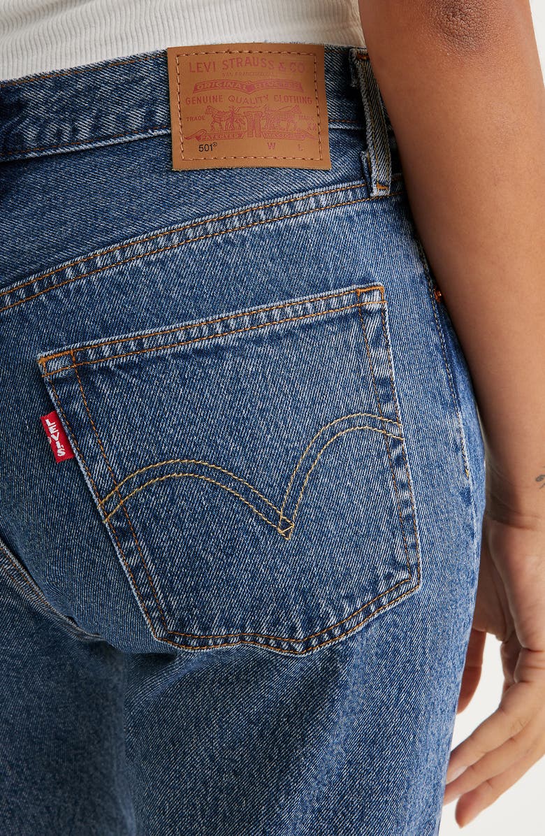 Levi's<sup>®</sup> 501<sup>®</sup> Original High Waist Straight Leg Jeans, Alternate, color,