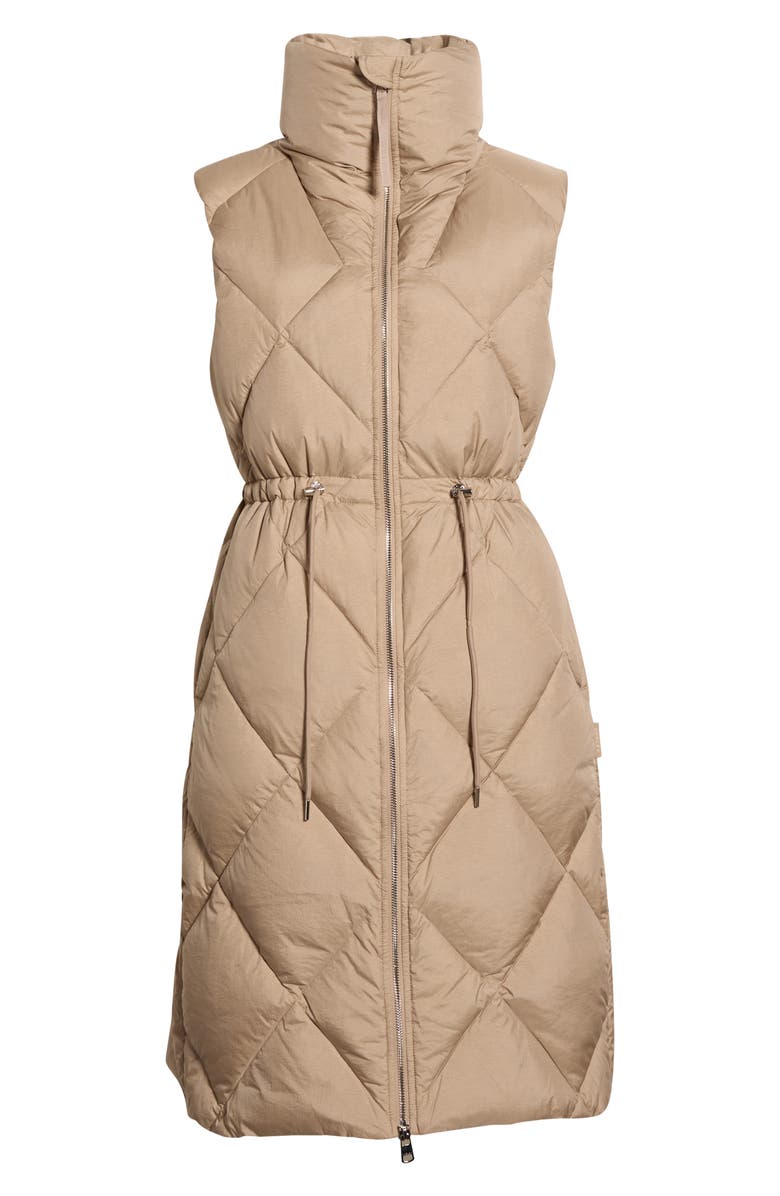 Varley Navine Quilted Longline Down Vest, Alternate, color,