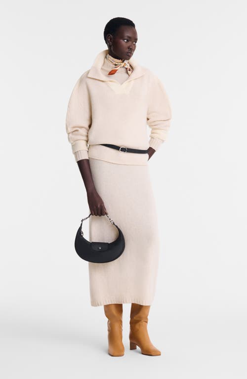 Longchamp Le Pliage Xtra Round Leather Top Handle Bag