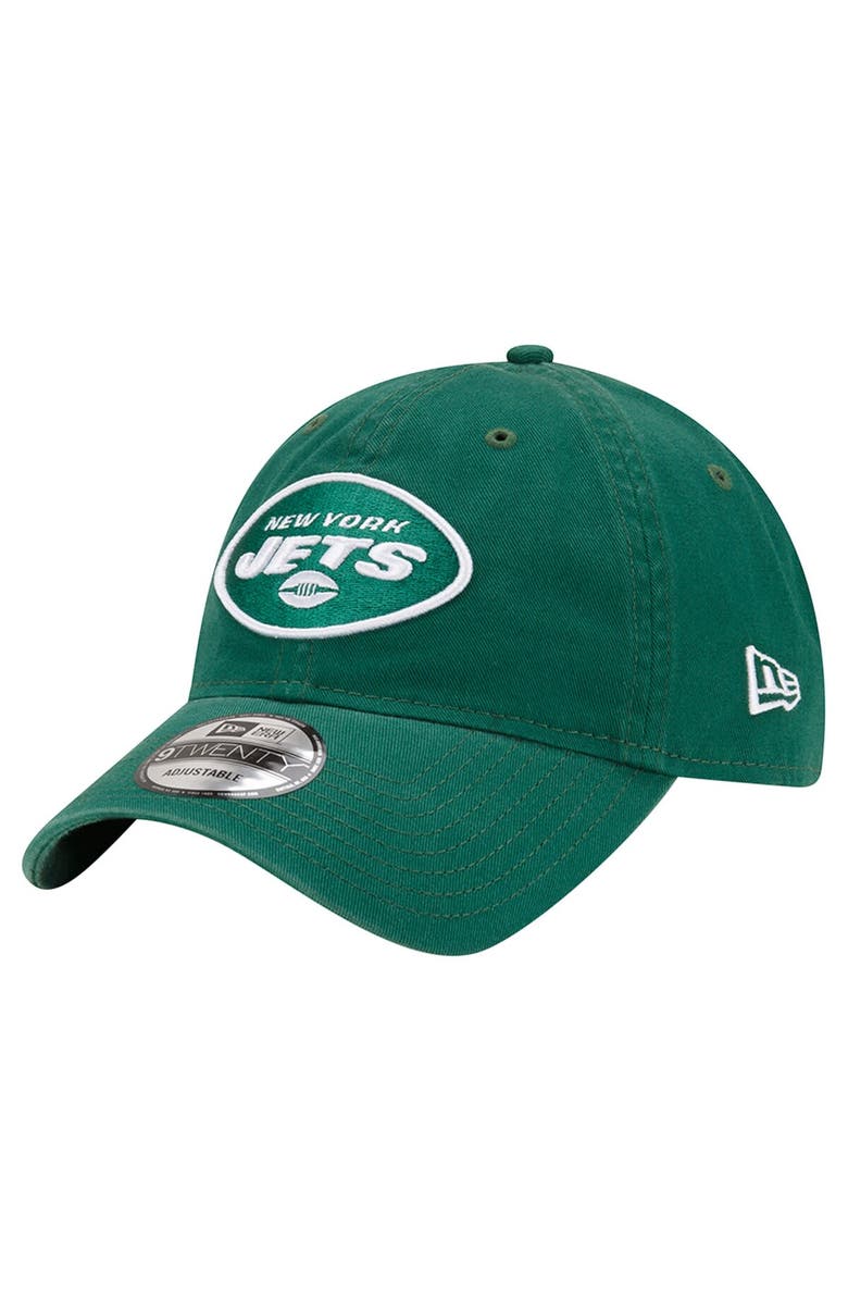 New Era Men's New Era Green New York Jets Distinct 9TWENTY Adjustable Hat, Alternate, color, Green