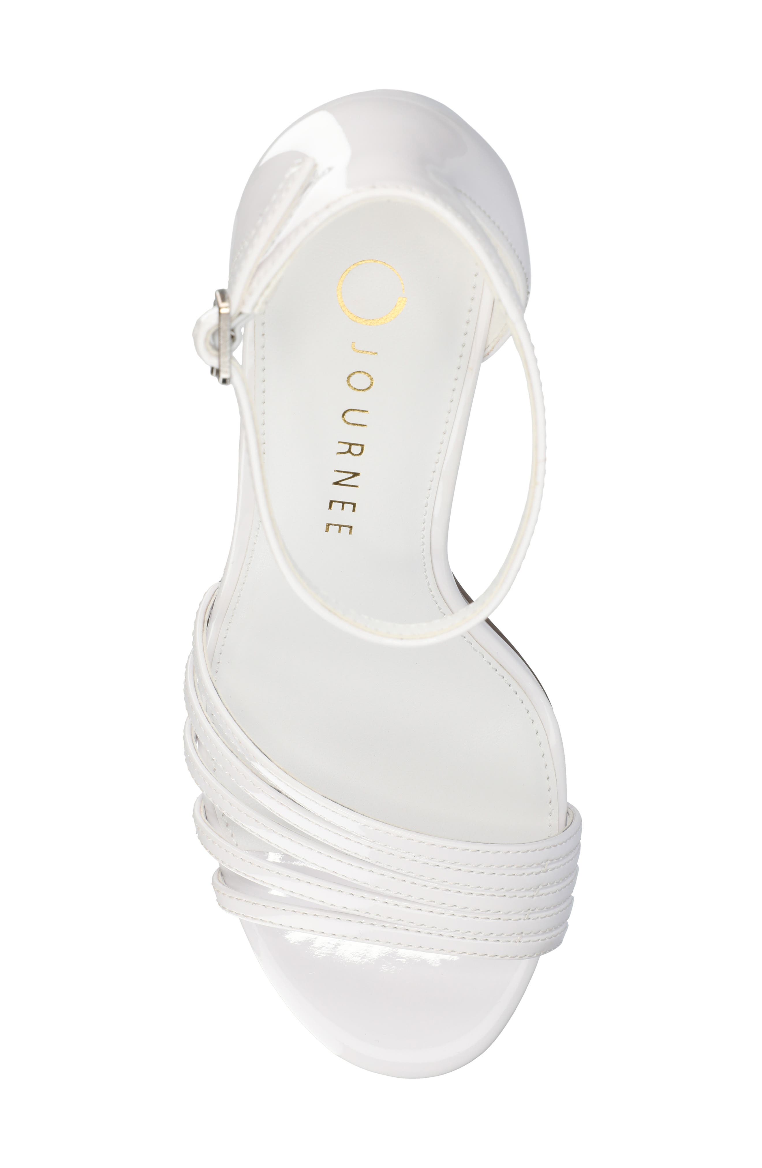 Felicity Ankle Strap Stiletto Sandal, Alternate, color, WHITE PATENT