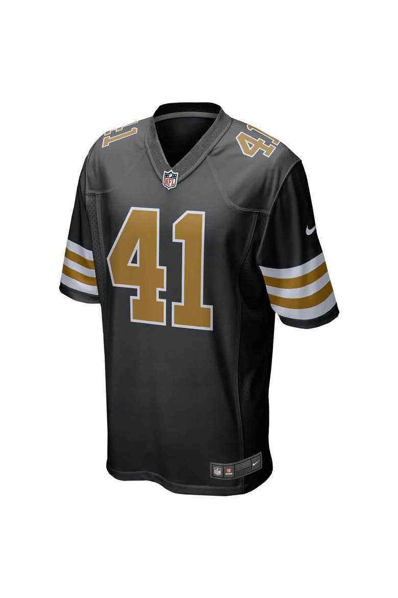 Men's Nike Alvin Kamara Black New Orleans Saints Alternate Game Jersey, Alternate, color, Black