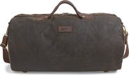 Barbour Waxed Canvas Duffle Bag