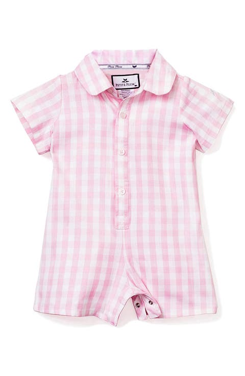 Classic Gingham One-Piece Pajamas (Baby)