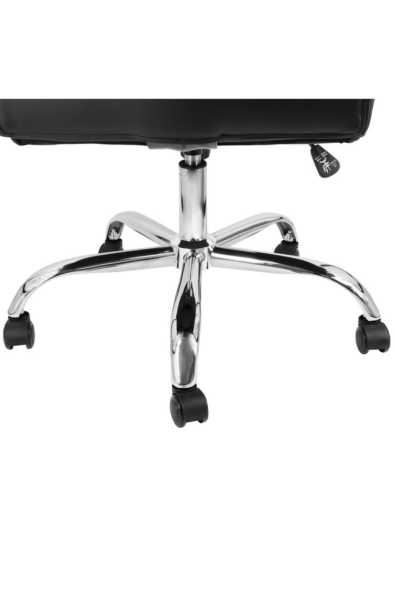 High Back Adjustable Office Chair, Alternate, color, Black