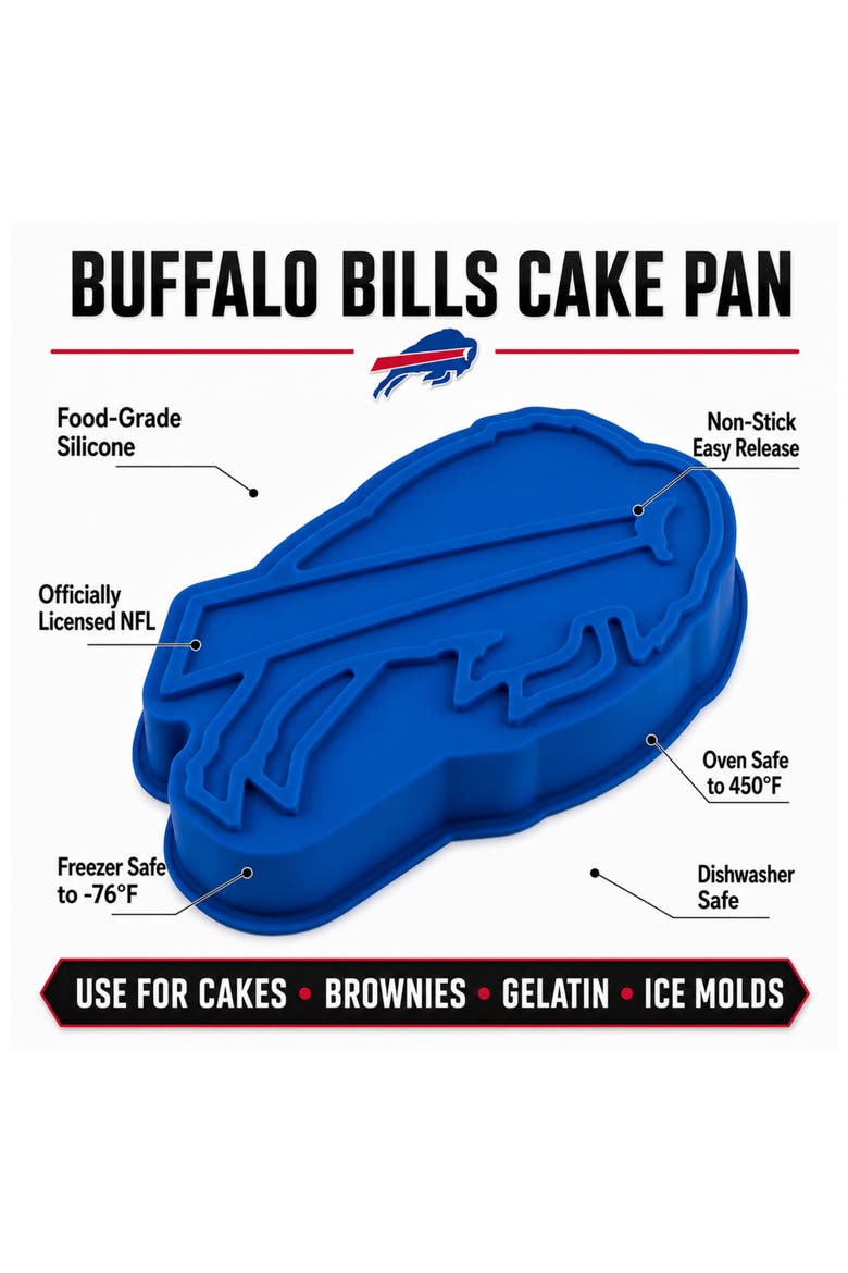 Buffalo Bills Cake Pan, Alternate, color, Multicolor