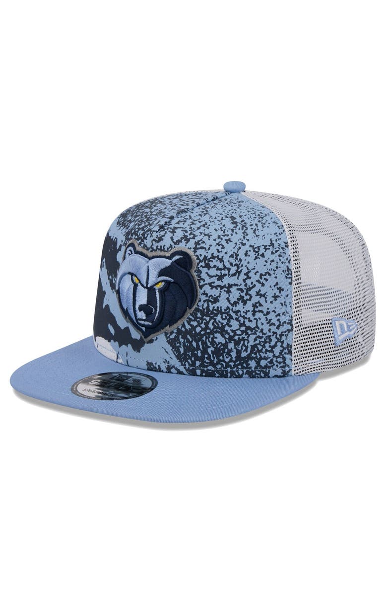 New Era Men's New Era Light Blue Memphis Grizzlies Court Sport Speckle 9FIFTY Snapback Hat, Main, color, Light Blue