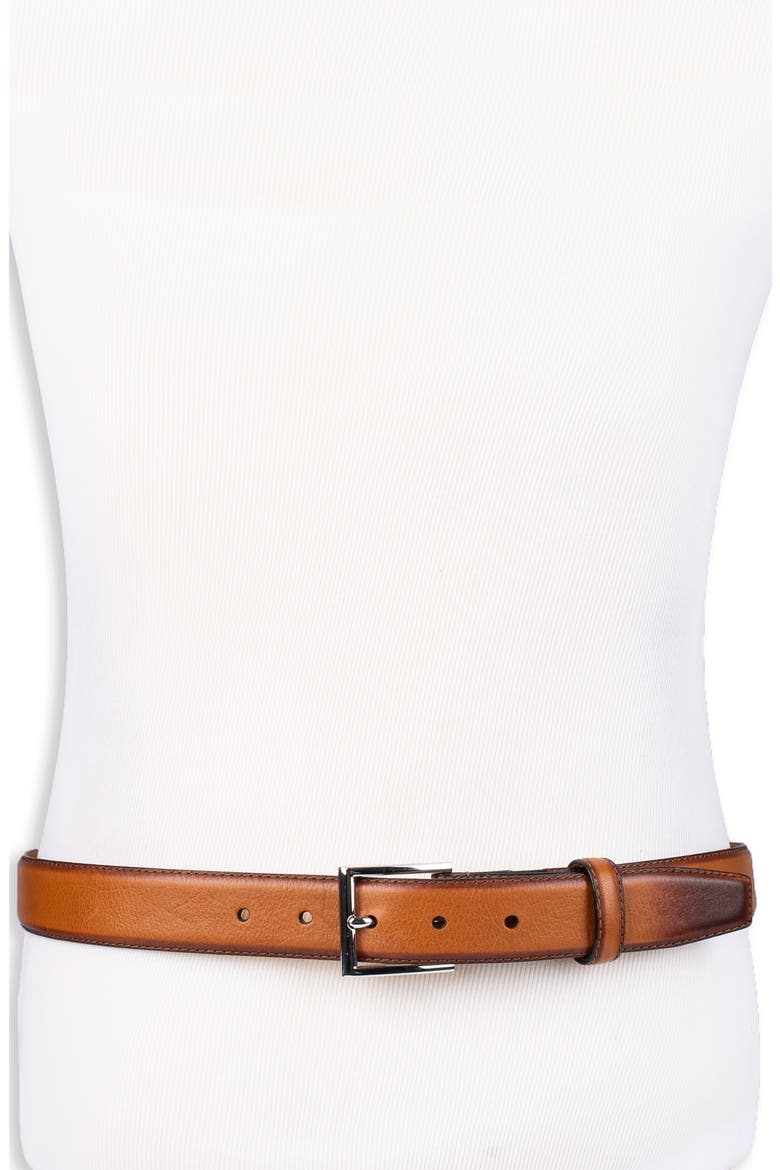 Harrison Leather Belt, Main, color, BRITISH TAN