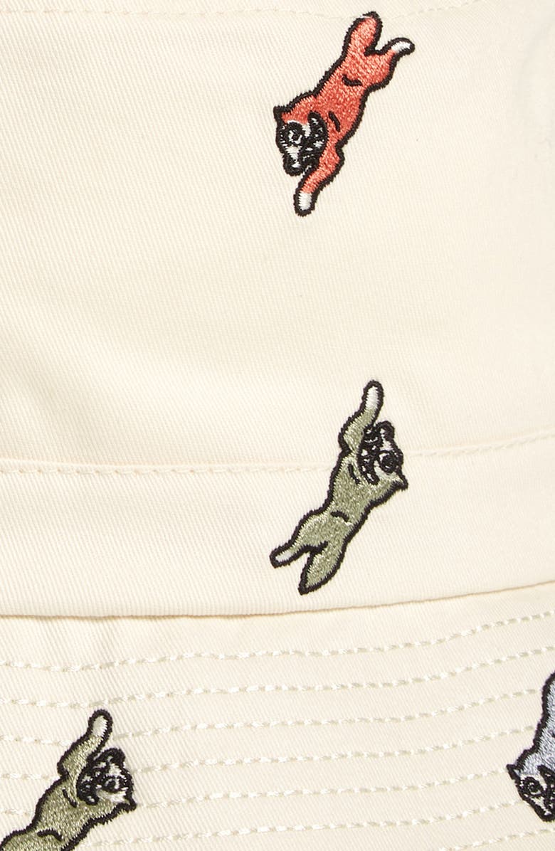 ICECREAM Running Bucket Hat, Alternate, color, Antique Wh