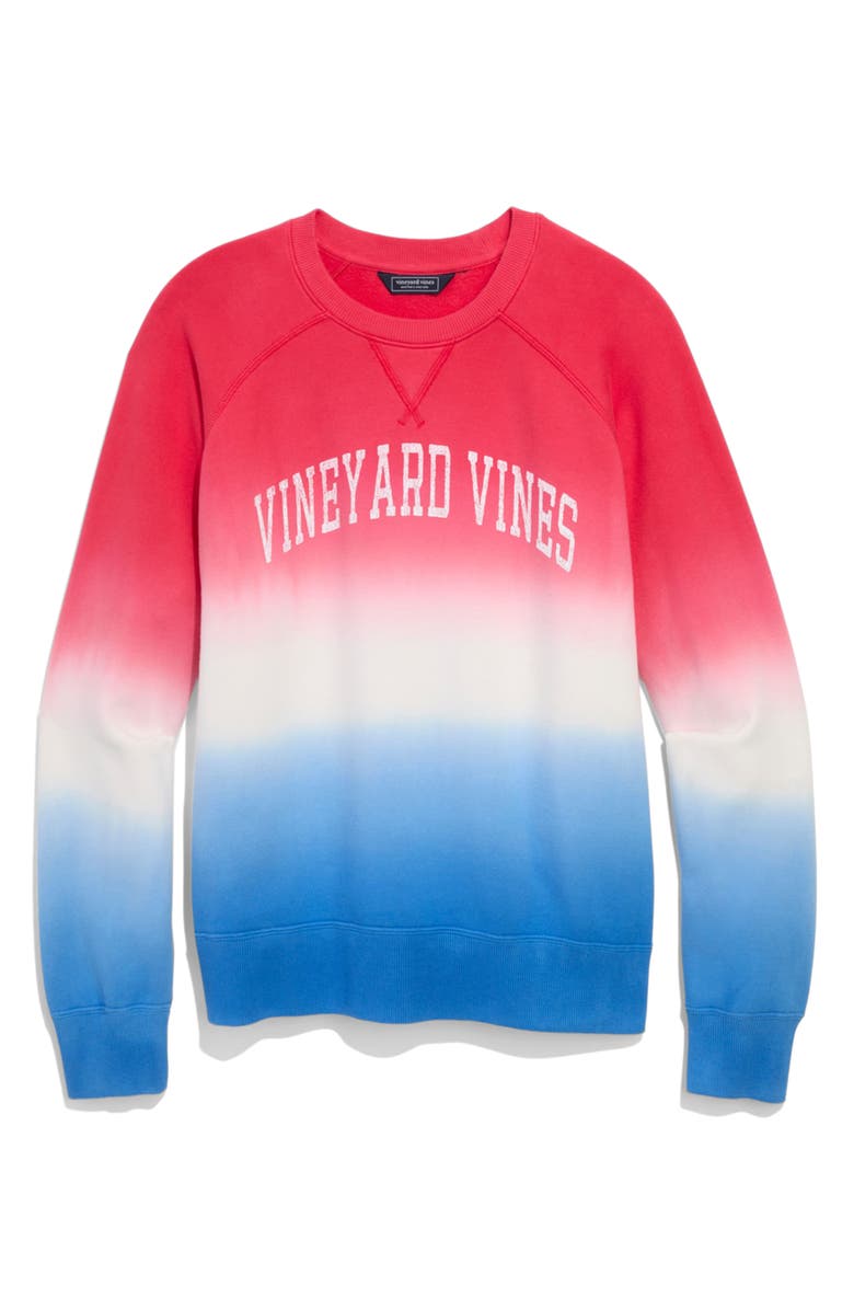 vineyard vines Dip Dye Raglan Terry Sweatshirt, Alternate, color, 