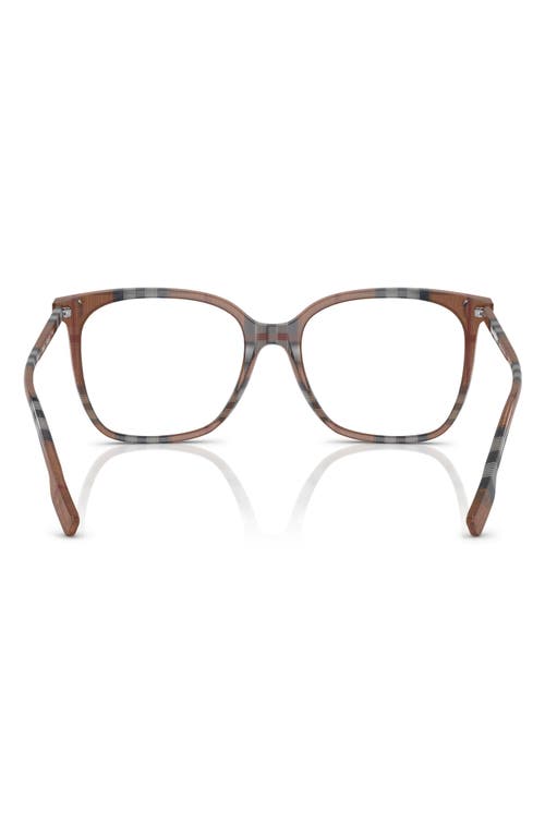 Burberry 54mm Square Optical Glasses In Brown