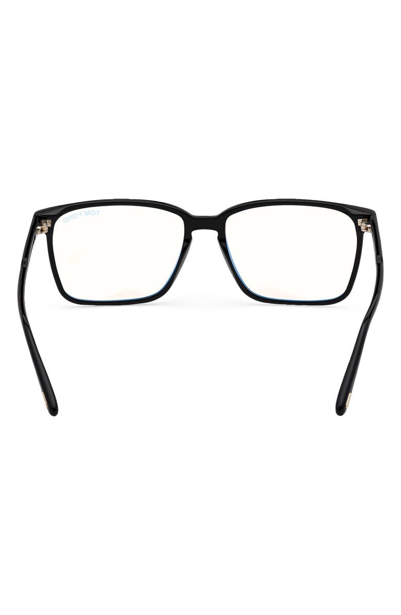 TOM FORD 56mm Rectangular Optical Glasses, Alternate, color, 