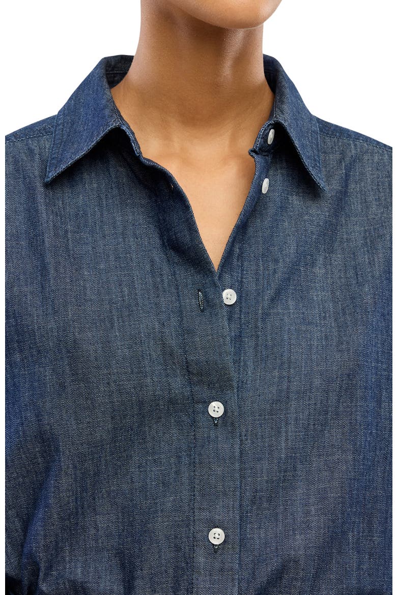 Chambray Shirt, Alternate, color, DARK BLUE