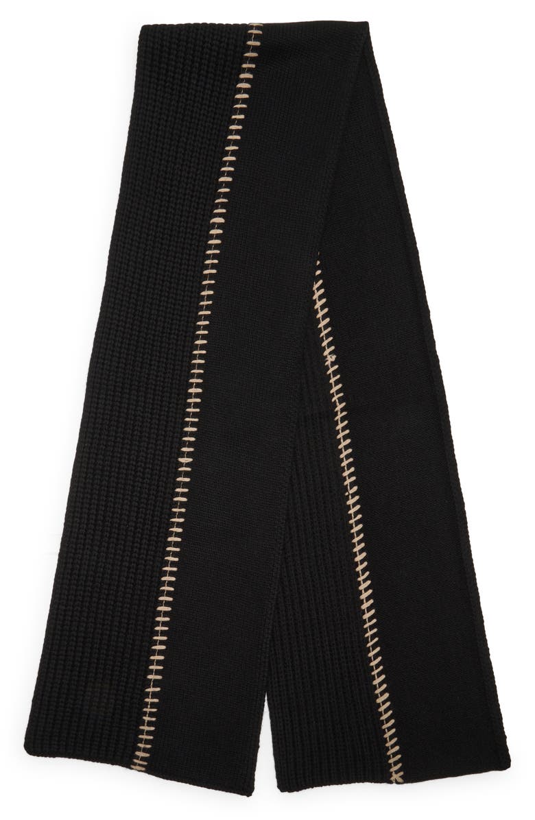 rag & bone Clarkson Wool Scarf, Alternate, color, 