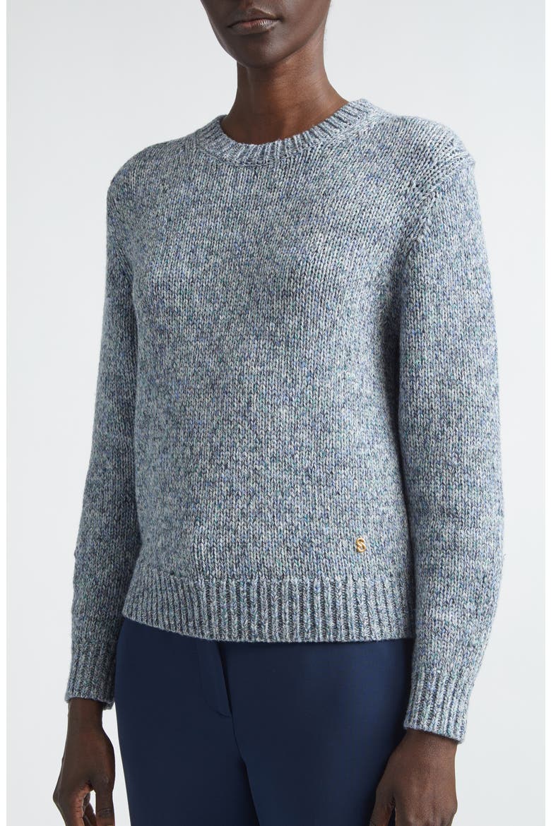 Space Dye Moulin Wool Sweater, Alternate, color, POWDER BLUE MOULIN